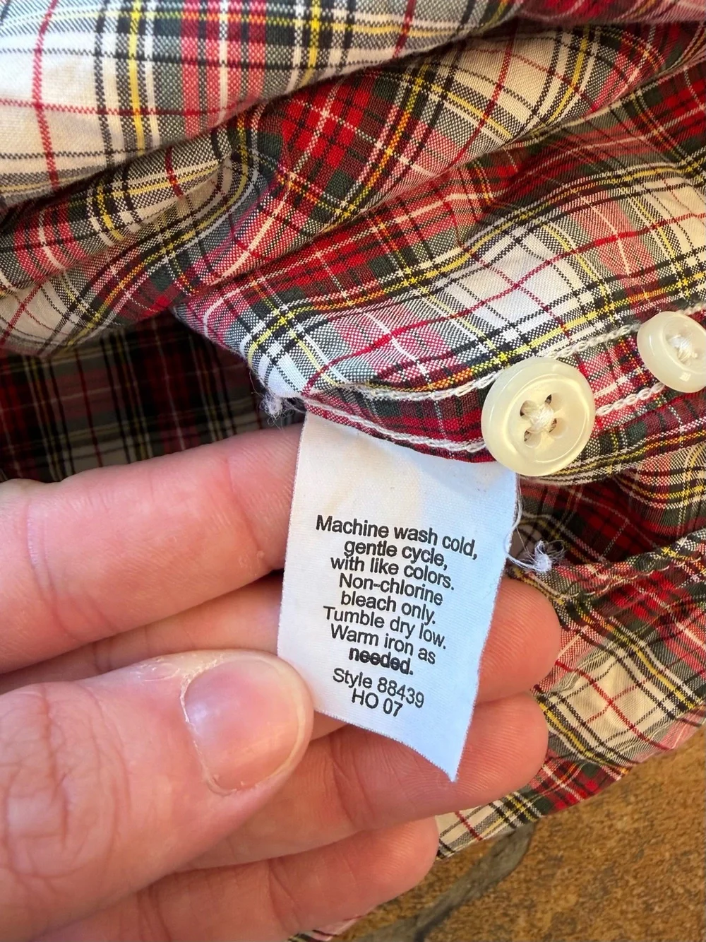 J. Crew lightweight plaid